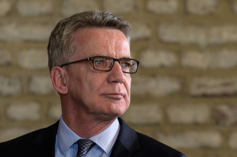 Spolkový ministr vnitra Thomas de Maizière.
