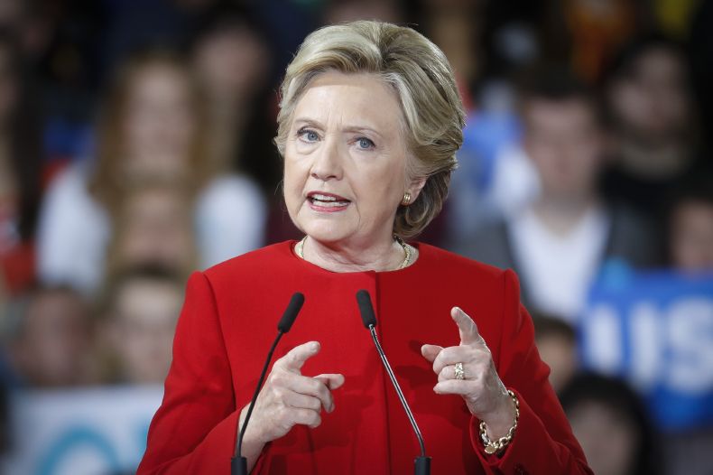 Hillary Clintonová.