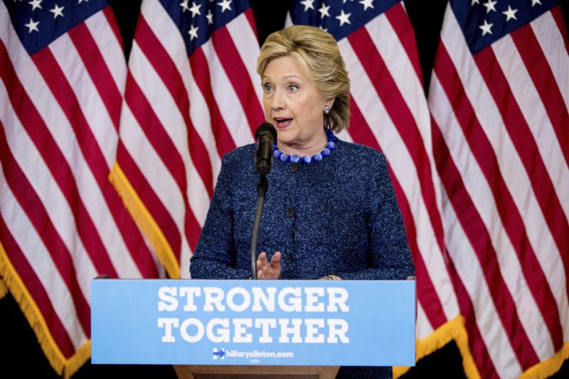 Hillary Clintonová.