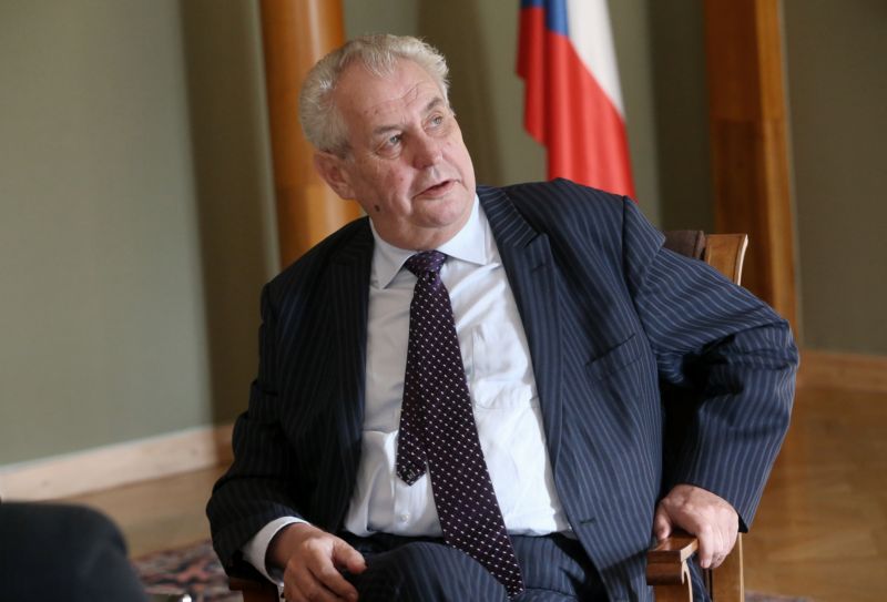Prezident Miloš Zeman.
