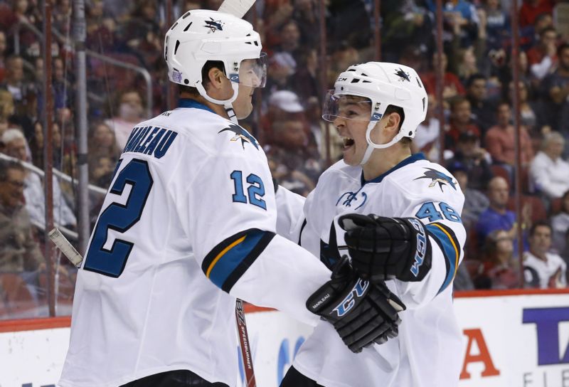 Tomáš Hertl asistoval u dvou branek San Jose.