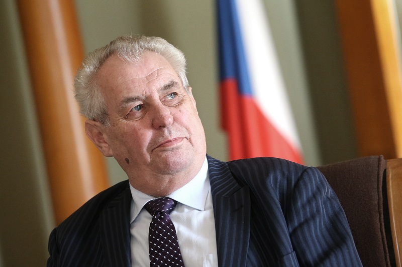 Prezident Miloš Zeman. 