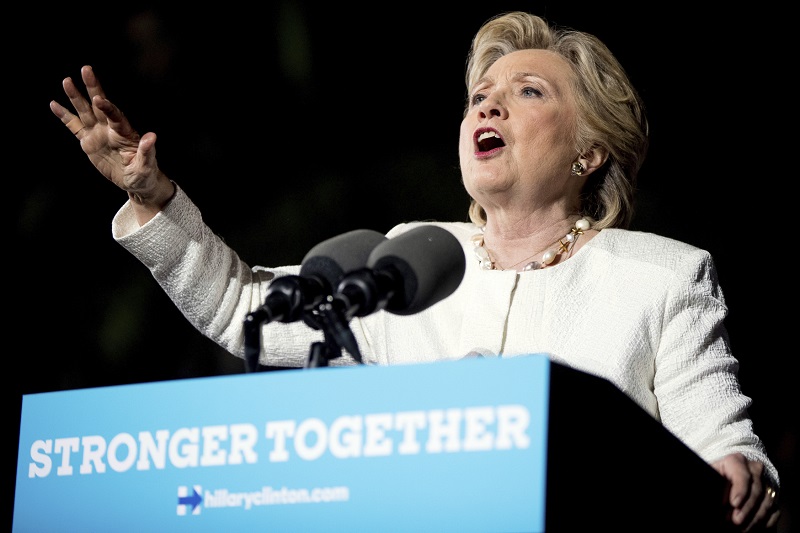 Hillary Clintonová. 