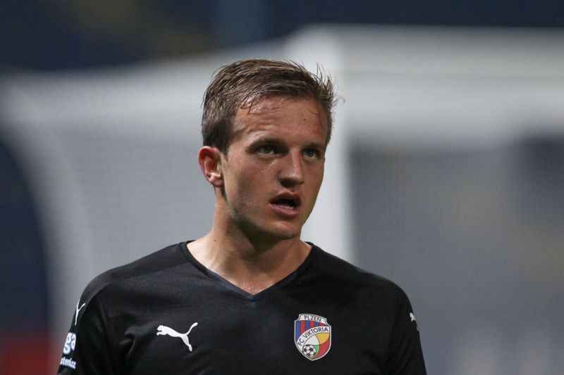 Záložník Viktorie Plzeň Jan Kopic.
