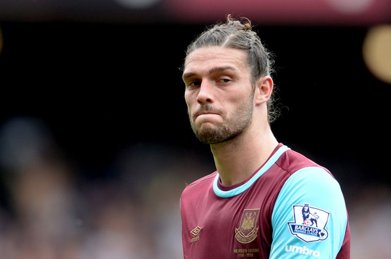 Útočník anglického West Hamu Andy Carroll.