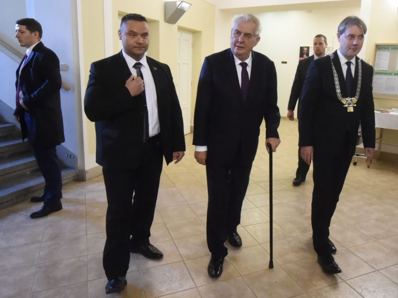 Prezident Miloš Zeman.