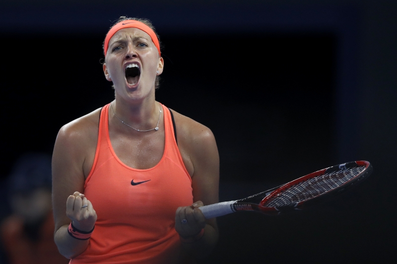 Petra Kvitová je na turnaj Elite trophy ve finále.