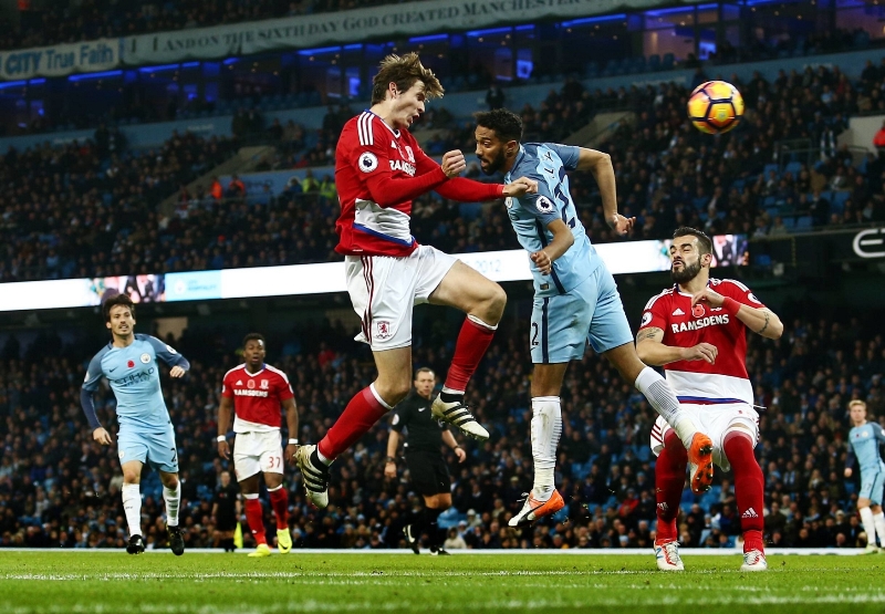 Fotbalisté Manchesteru City remizovali s Middlesbrough.