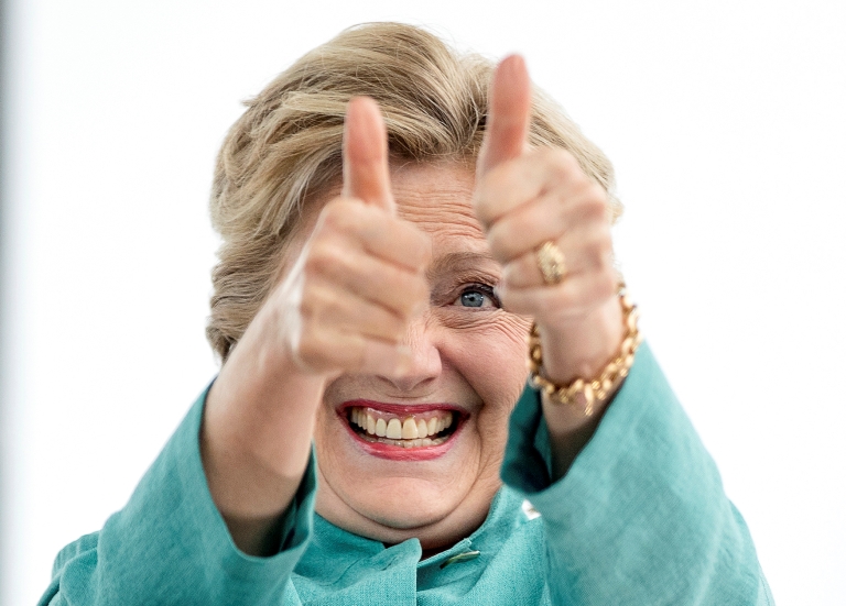 Hillary Clintonová zvýšila náskok. 
