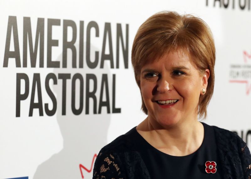 Skotská první ministryně Nicola Sturgeonová.