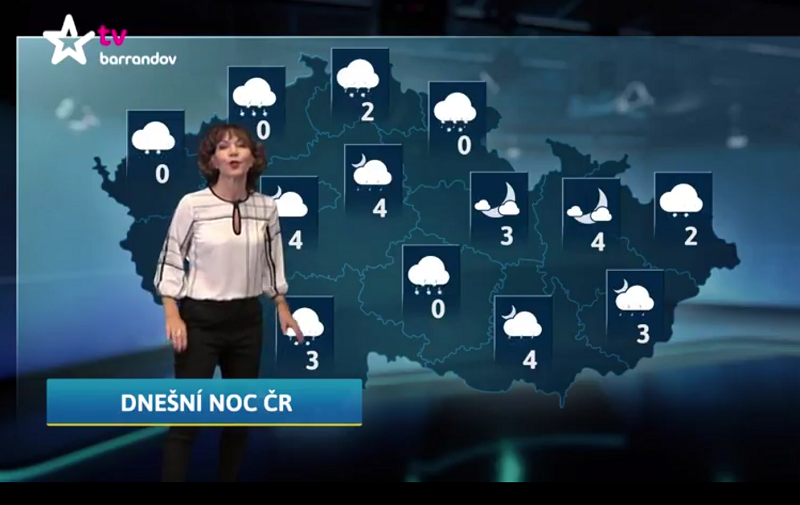 Moderátorka Michaela Dolinová.