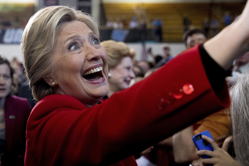 Hillary Clintonová.