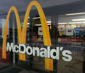 Restaurace řetězce McDonald's.