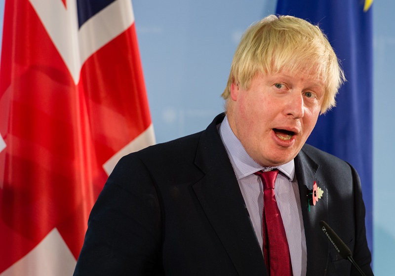 Britský ministr zahraničí Boris Johnson. 