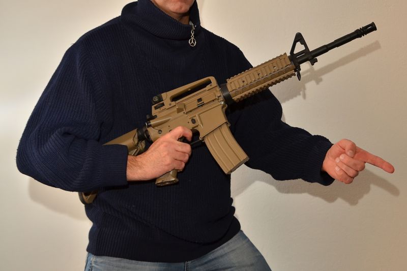 Airsoftová zbraň (ilustrační foto).