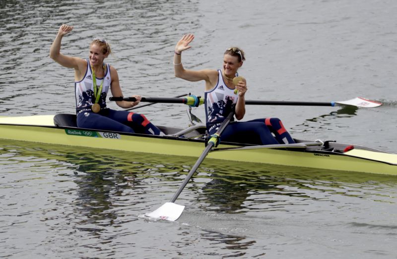 Heather Stanningová po obhajobě zlaté olympijské medaile.