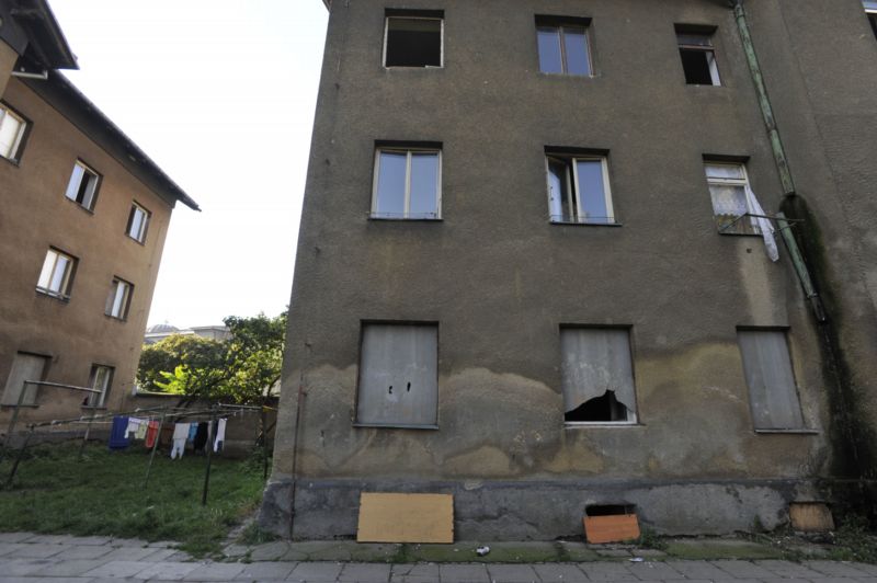 Jedna z přerovských ulic. Jedna z přerovských ulic.