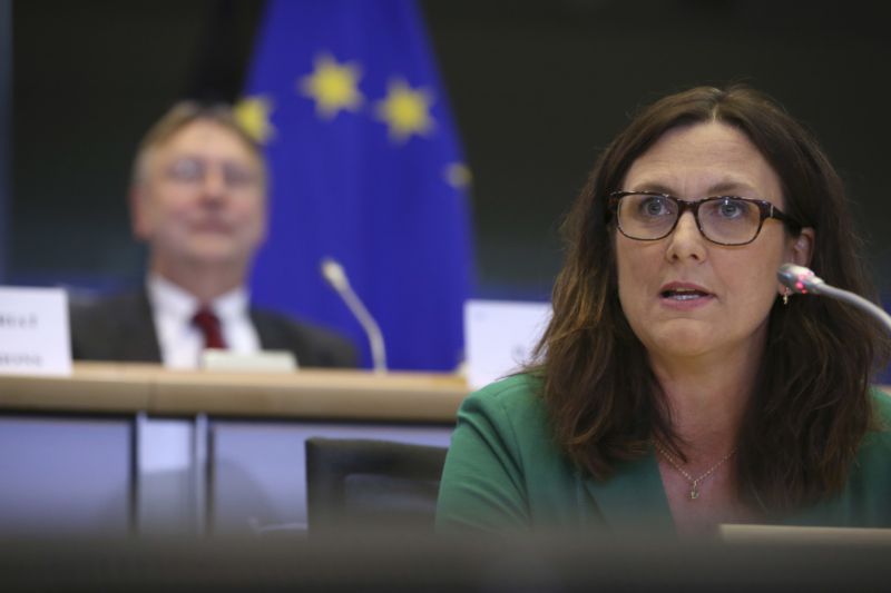 Eurokomisařka pro obchod Cecilie Malmströmová.