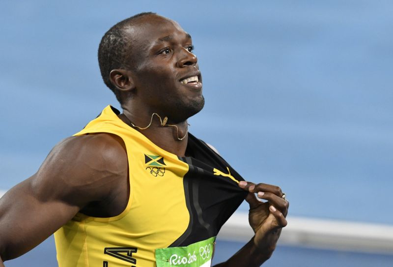 Usain Bolt soutěží o nejlepšíha atleta světa.