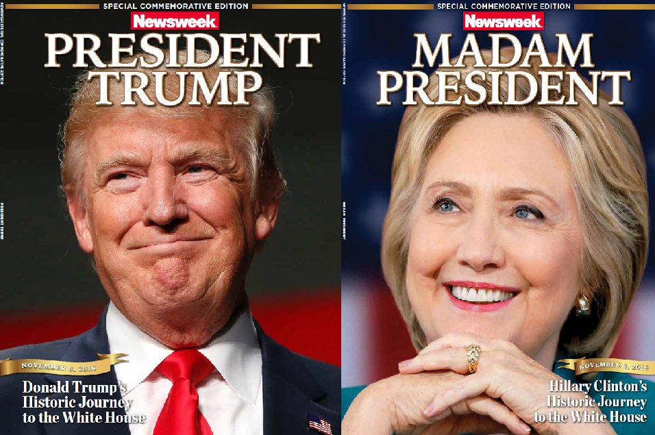 Obálky Newsweeku. 