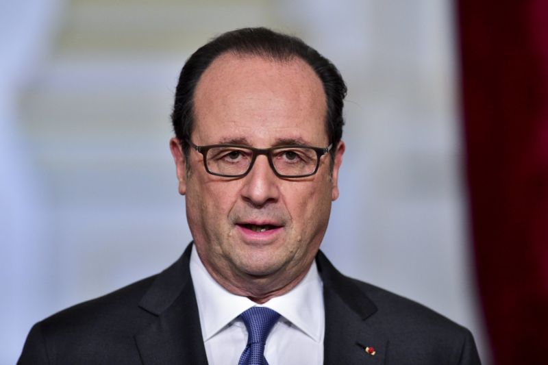 Francouzský prezident François Hollande.