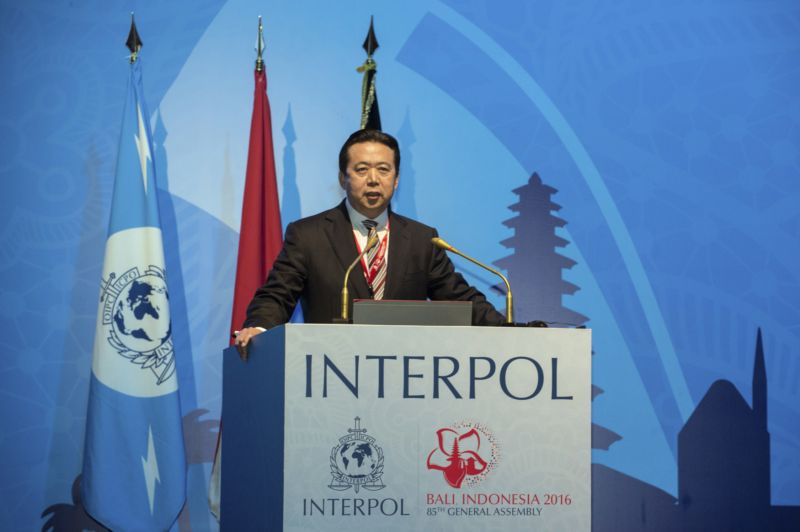 Meng Chung-wej, nový prezident Interpolu.