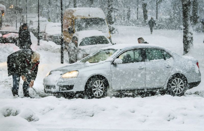 Napadlo nejméně 30 centimetrů sněhu.