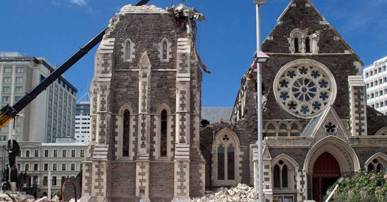 Novozélandské město Christchurch.