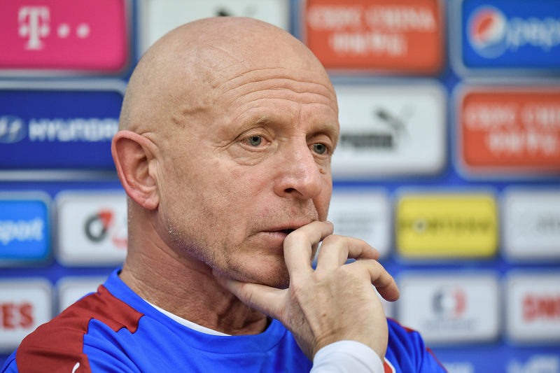 Trenér fotbalové reprezentace Karel Jarolím.