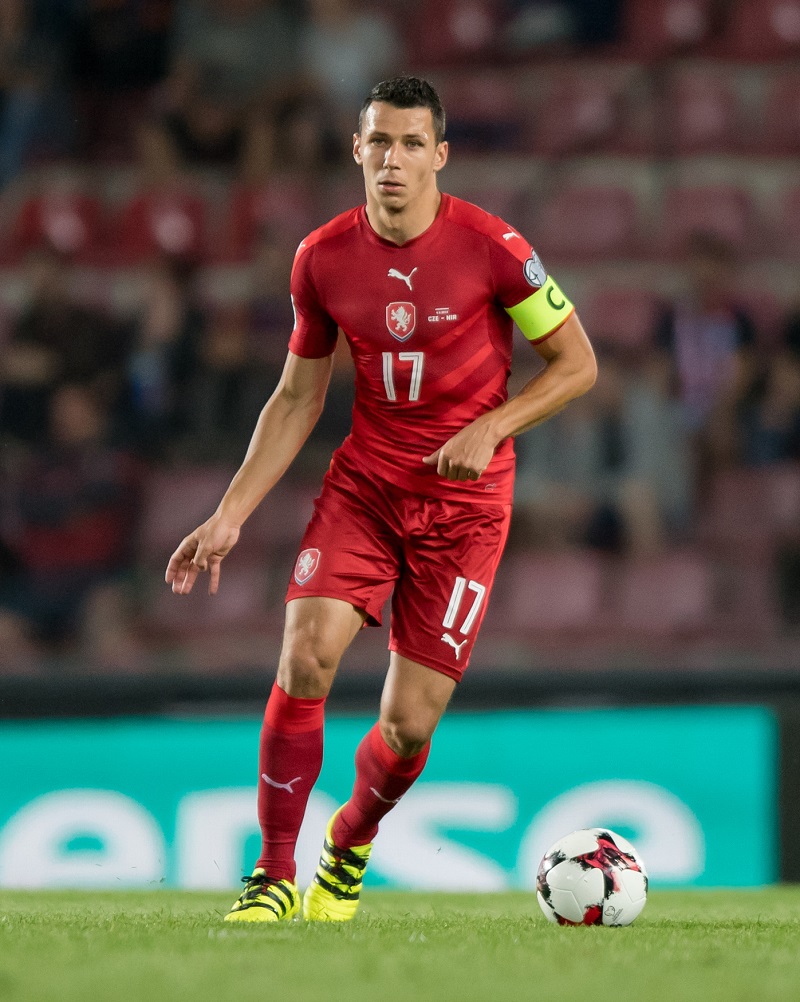 Kapitán české fotbalové reprezentace Marek Suchý.