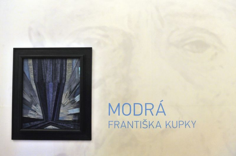 Kupkův obraz Tvar modré.