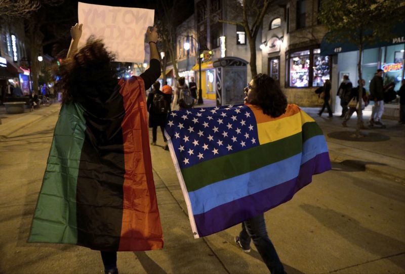 Protesty v USA.