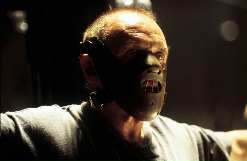 Sir Anthony Hopkins v roli kanibala Hannibala Lectera.