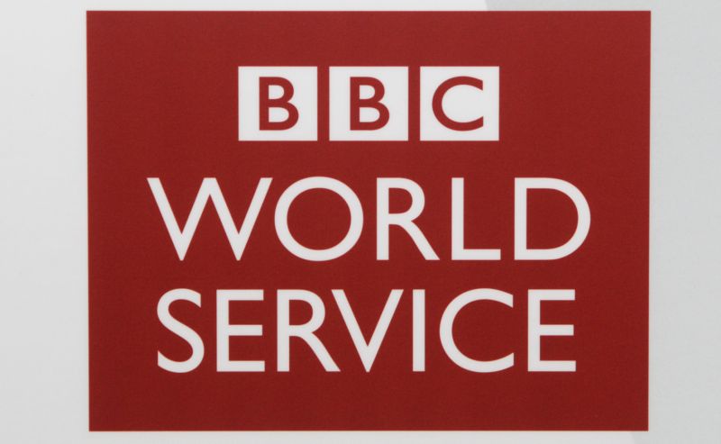 Rozhlasová stanice BBC World Service.
