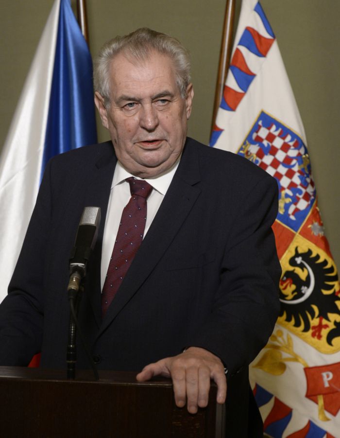 Prezident Miloš Zeman.