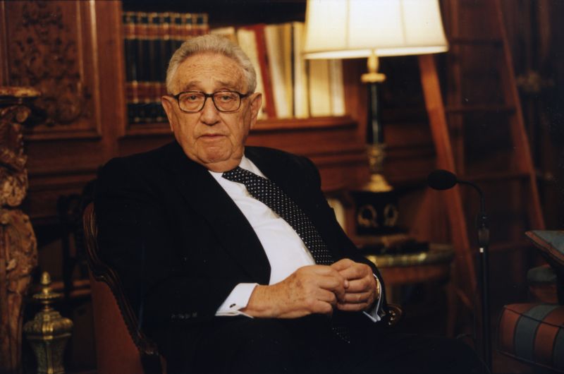 Bývalý americký ministr zahraničí, politický poradce a významný diplomat Henry Kissinger.
