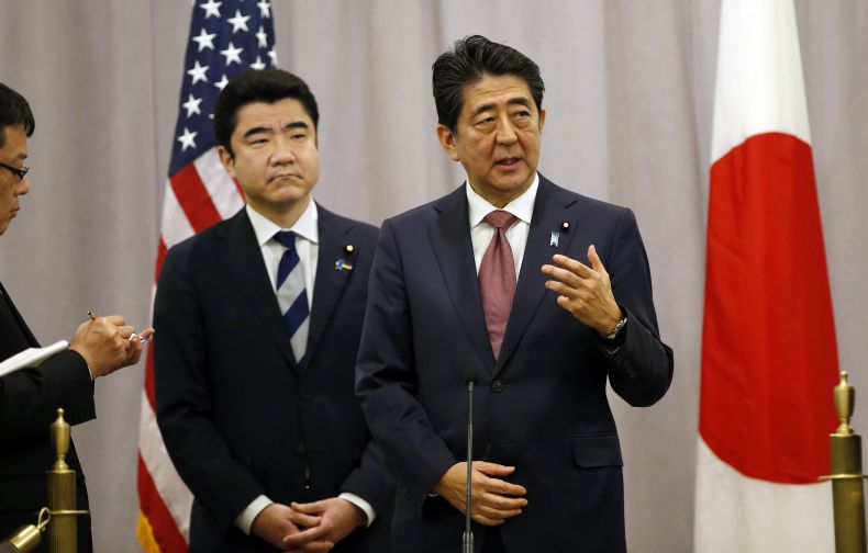 Japonský premiér Šinzó Abe.