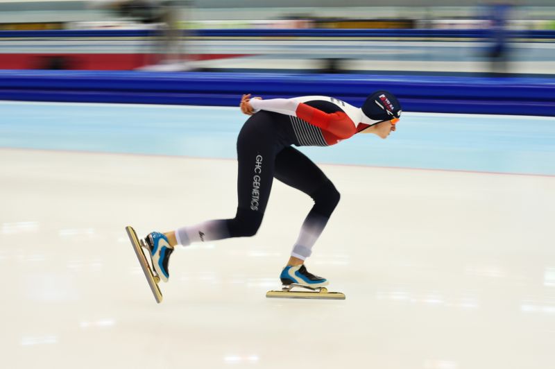 Česká rychlobruslařka Martina Sáblíková.