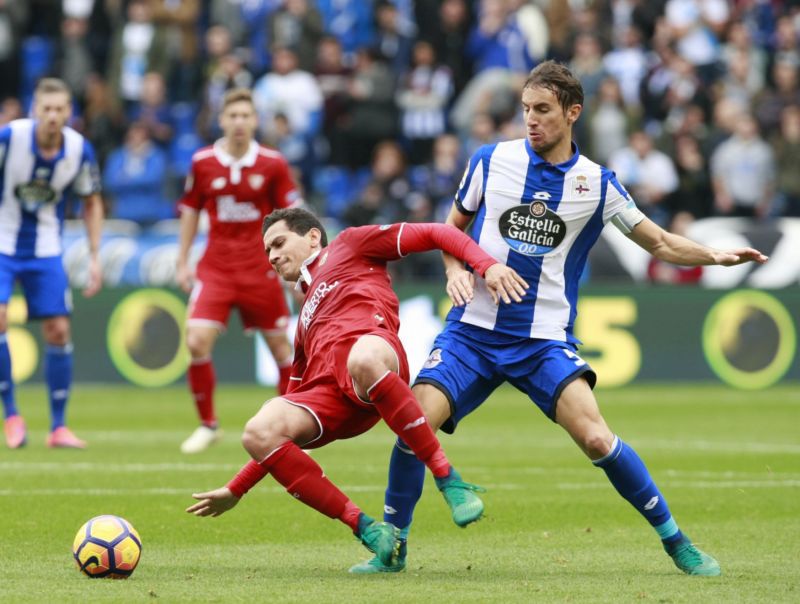 Fotbalisté Sevilly porazili Deportivo La Coruňa 3:2.
