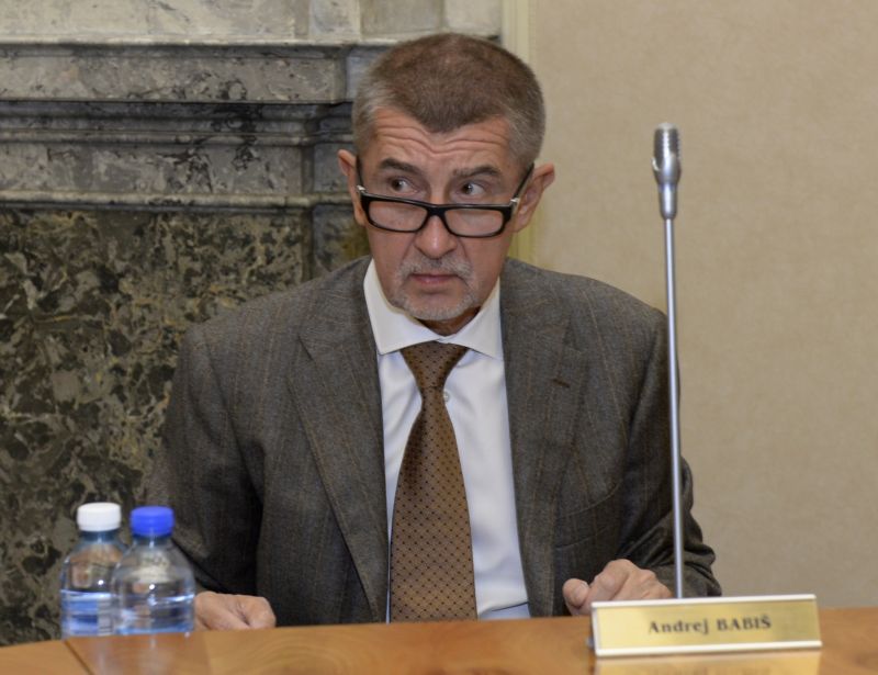 Ministr financí Andrej Babiš.