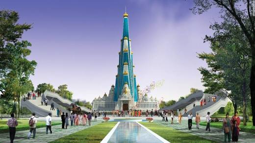 Projekt Vrindavan Chandrodaya Mandir.