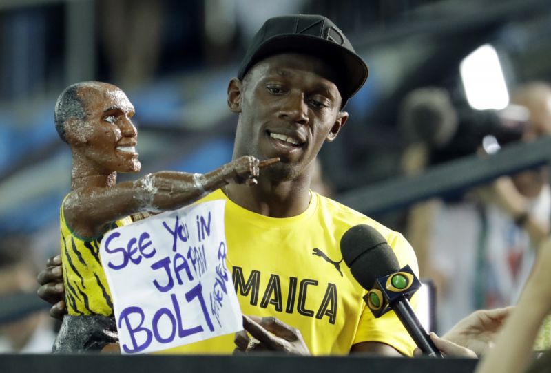 Sprinter Usain Bolt.