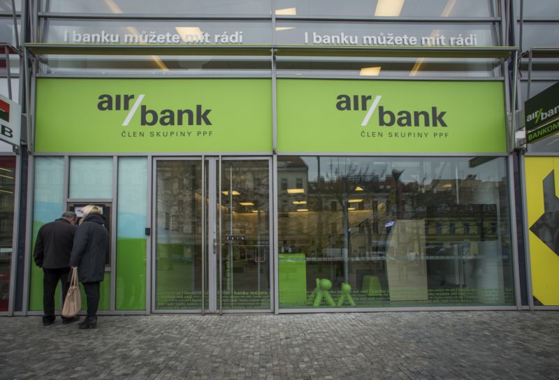 Pobočka Air Bank.