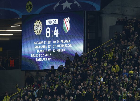 Legia Varšava utrpěla v Dortmundu debakl.