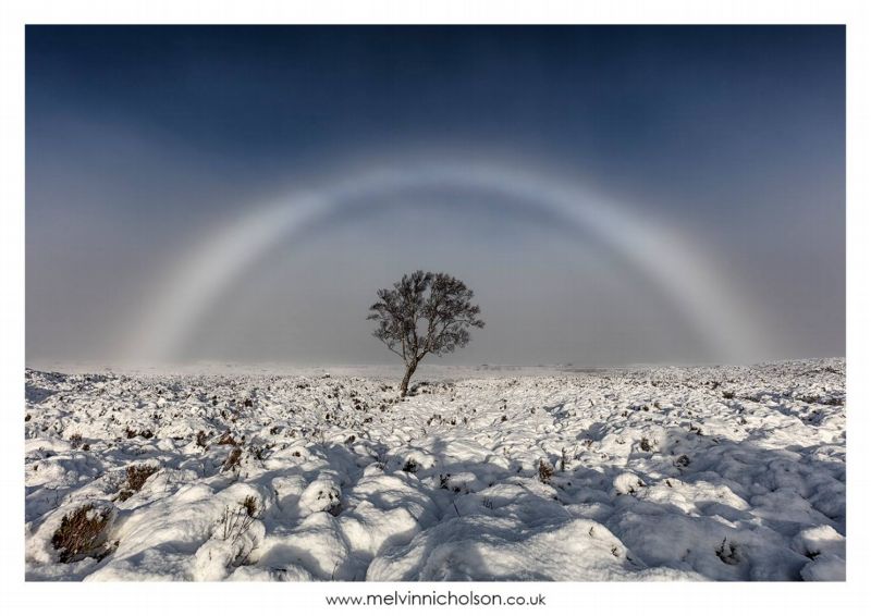 Fog bow neboli takzvaná "bílá duha"