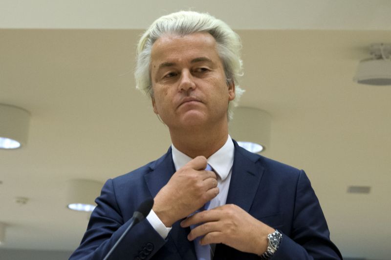 Geert Wilders u soudu.