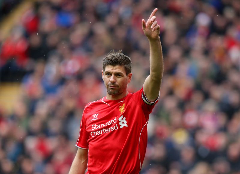 Ikona Liverpoolu Steven Gerrard.