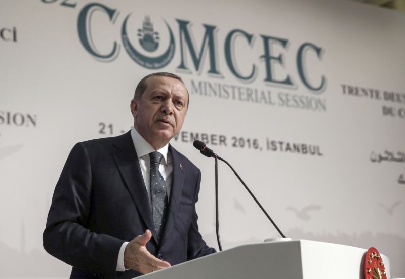 Turecký prezident Recep Tayyip Erdoğan. 