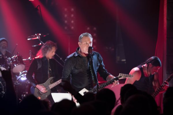 Metallica na koncertě v Německu.
