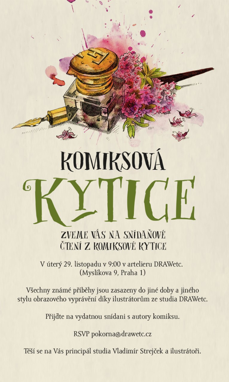 Erbenova Kytice nyní vychází v atraktivní komiksové formě. 